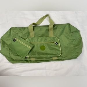 Green Kipling Duffle Travel Bag